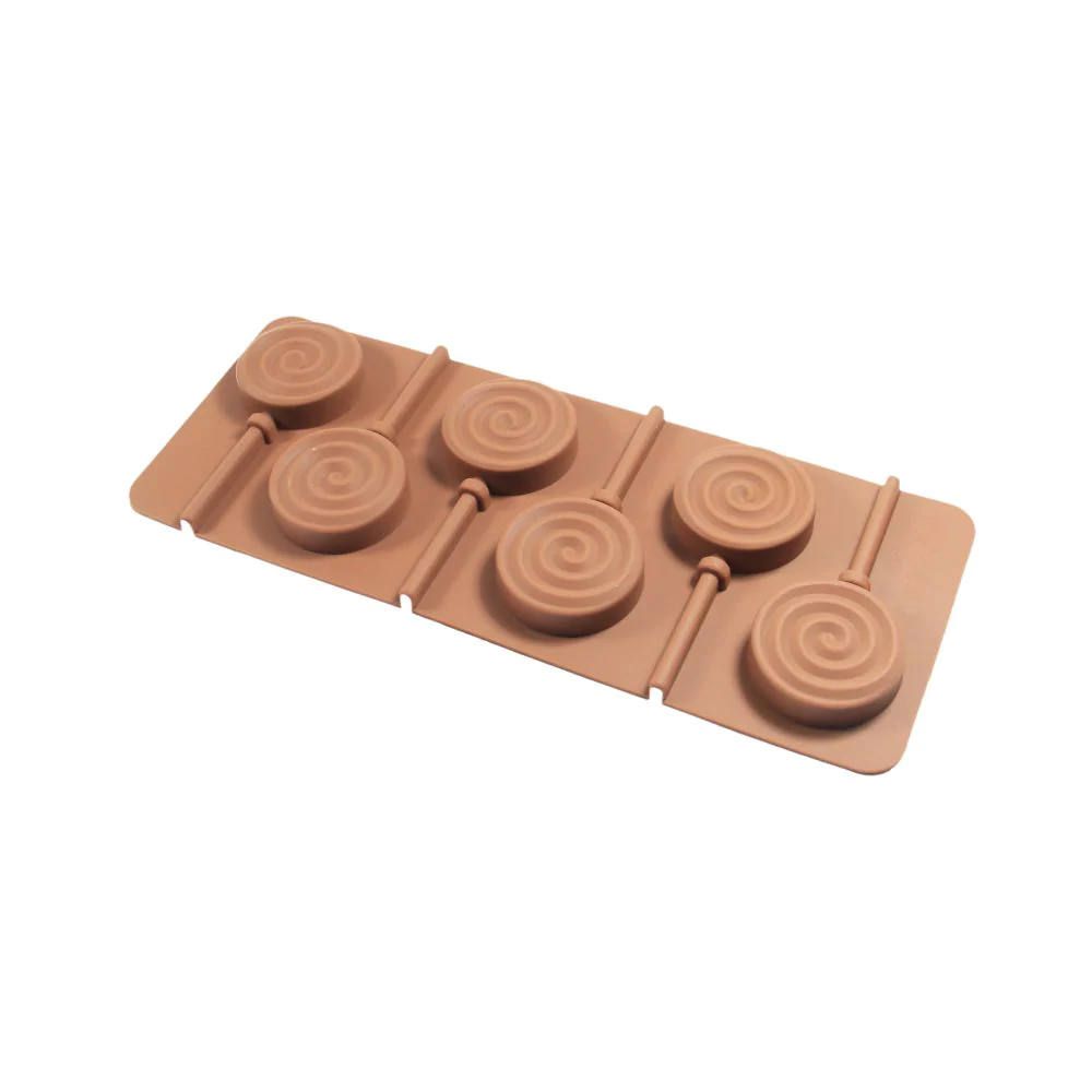 Buy Cake Decor Silicone Lollipop Chocolate Mould (6-Cavities) Online at ...